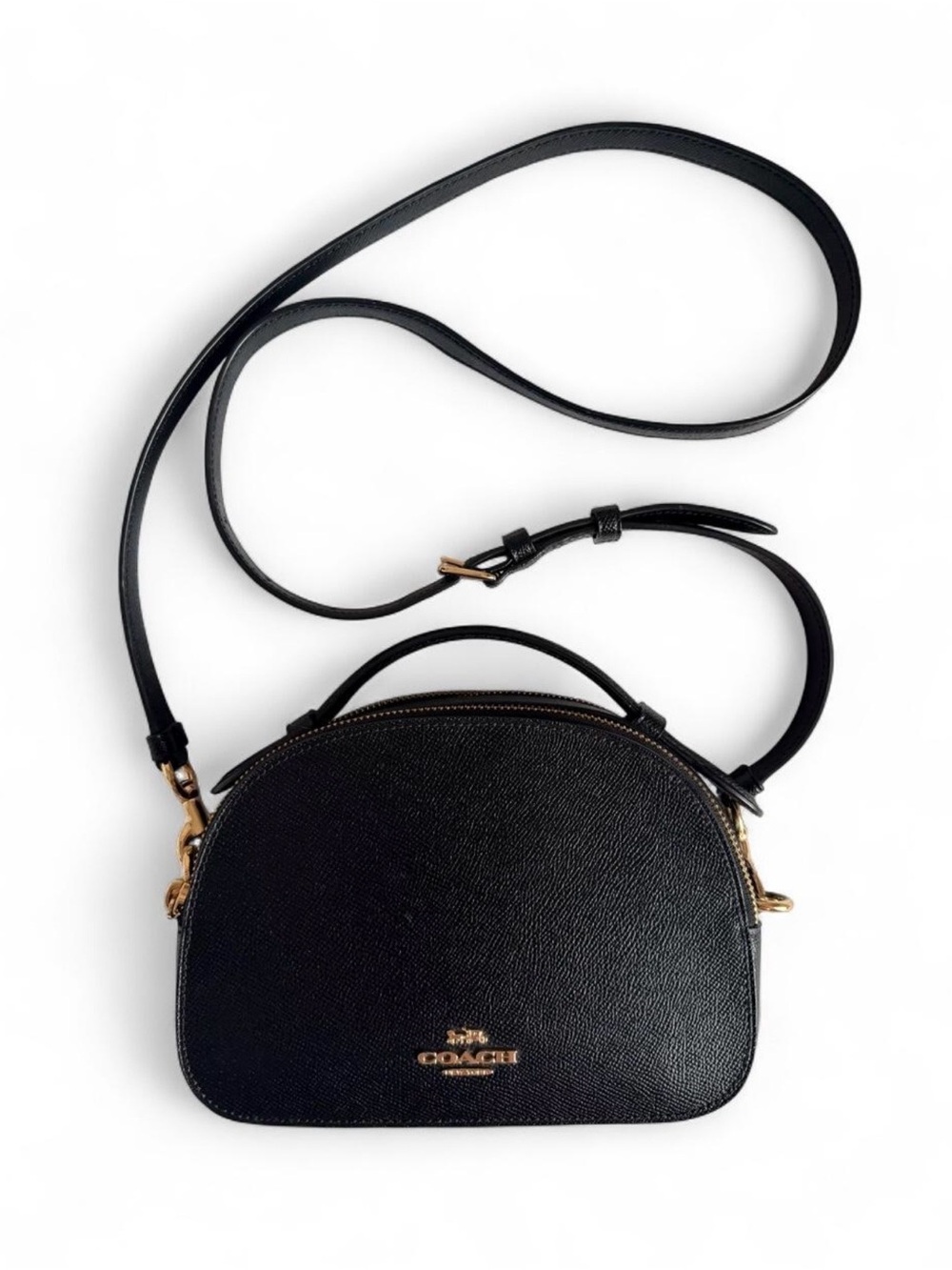 Coach Black Mini Dome Crossbody Bag